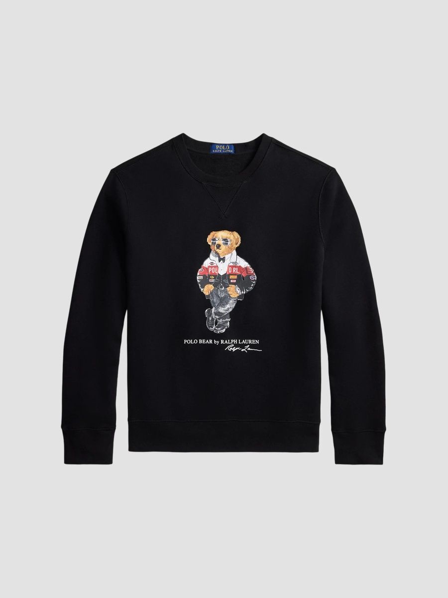 Polo Ralph Lauren Men's Polo Bear Cotton-Blend Sweatshirt - Polo Black - Size Large