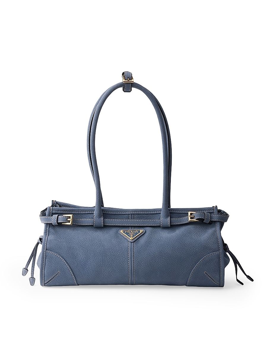 Women's Bonnie Medium Nubuck Leather Handbag - Blue