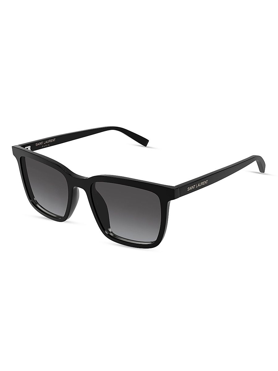 Men's 54MM Square Sunglasses - Black