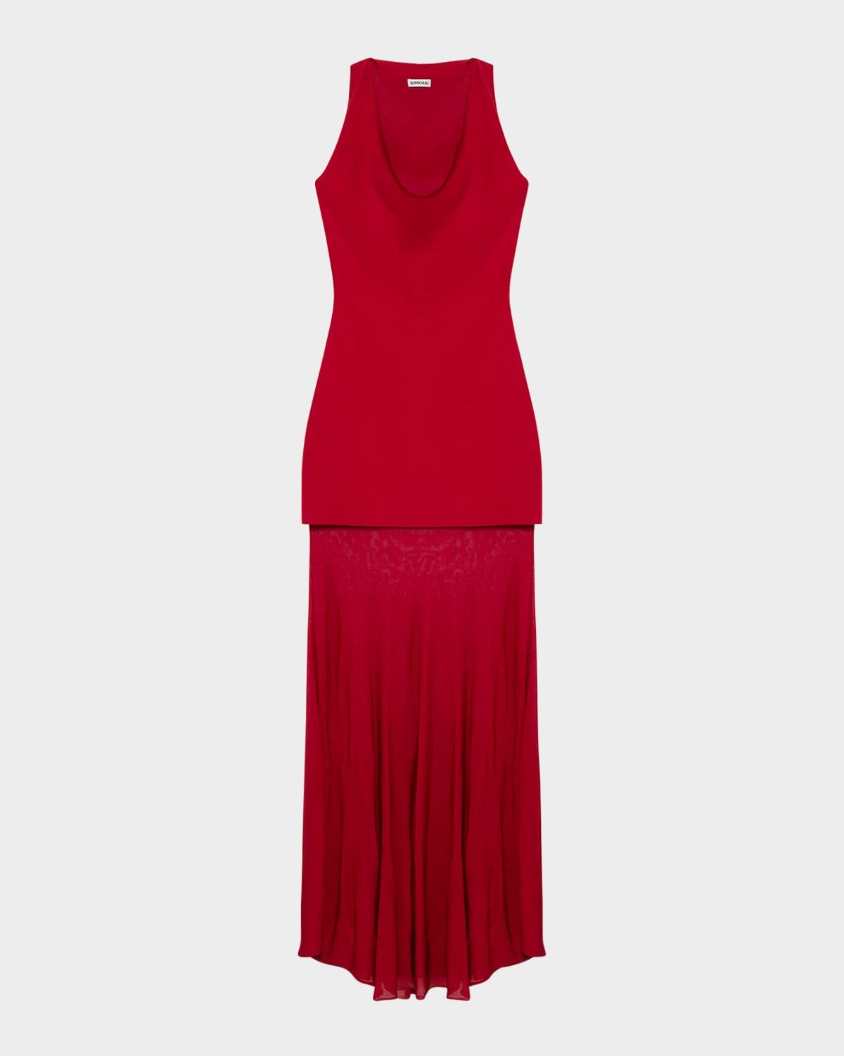 Xena Sleeveless Halter Maxi Dress