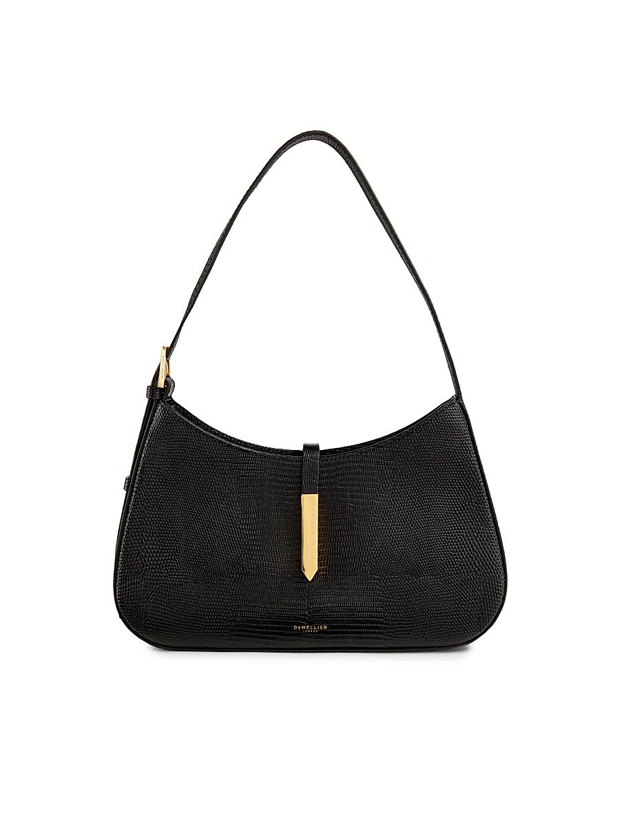 Women's Tokyo Leather Shoulder Bag - Black