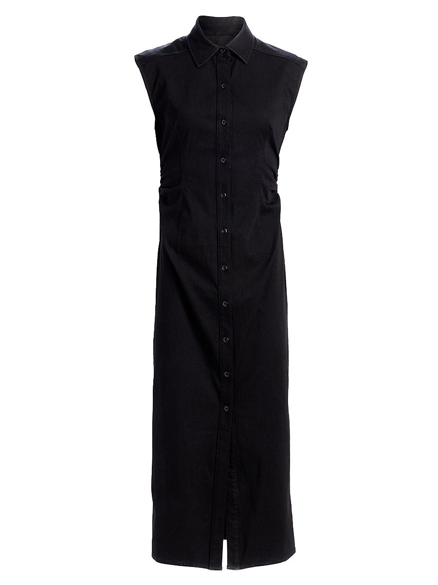 Women's Airflex Leah Denim Midi-Dress - Black - Size 12