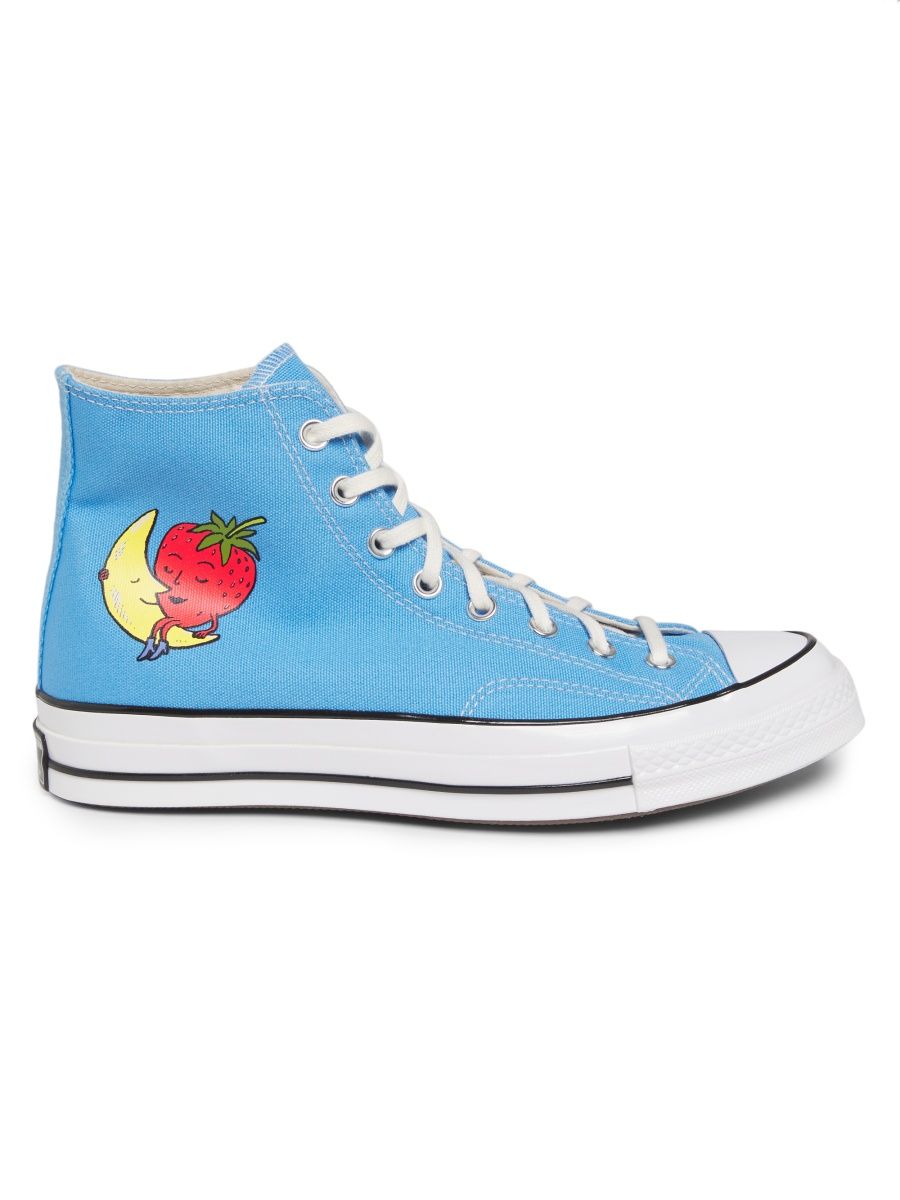 Converse Unisex Converse x Sky High Farm Chuck 70 High-Top Sneakers - Light Blue - Size 8