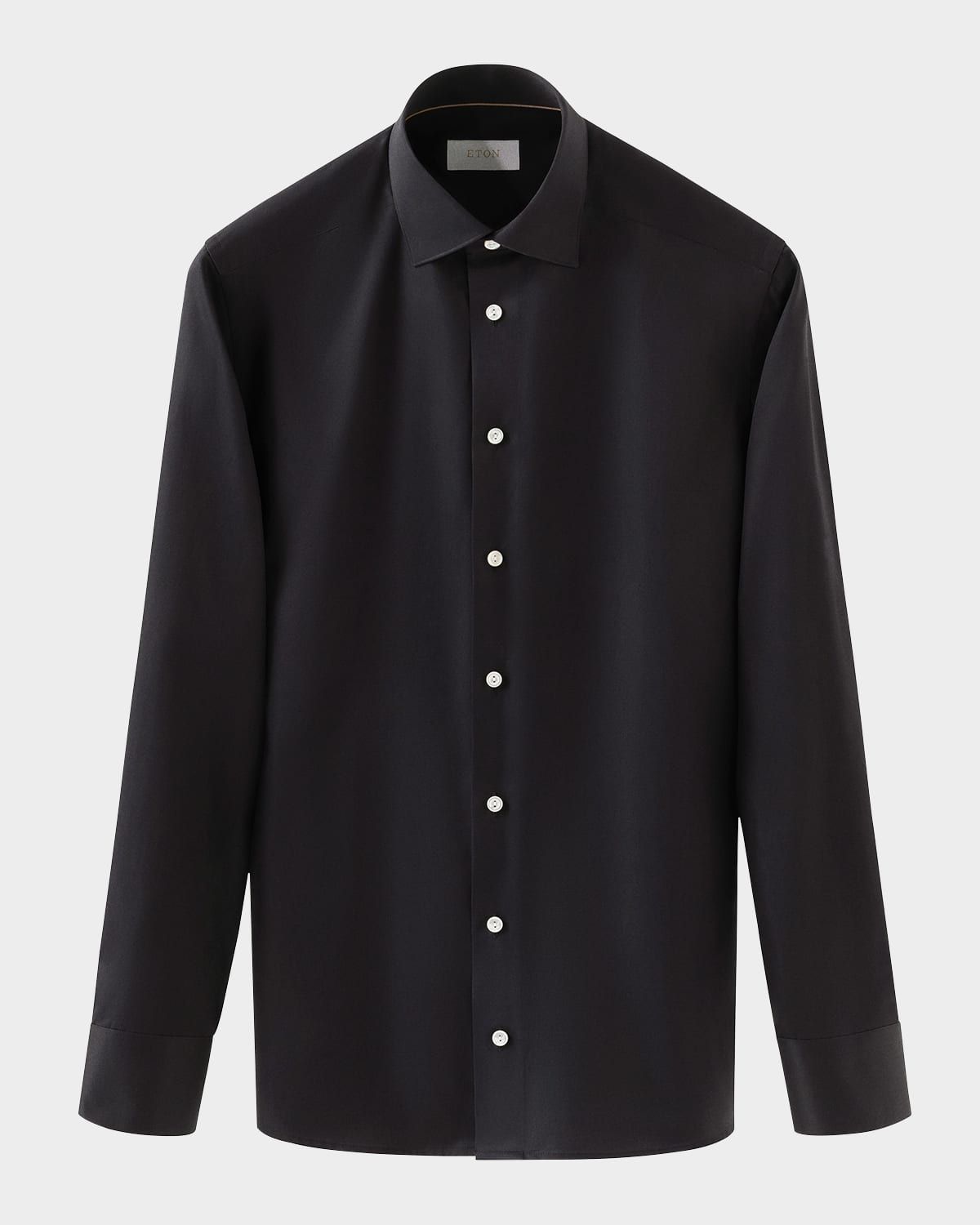 Men & apos;s Elevated Twill Contemporary-Fit Dress Shirt