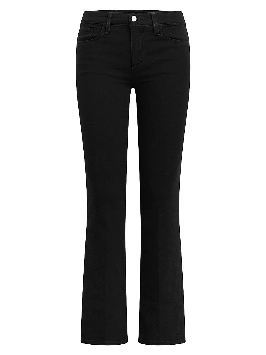 Women's Petite Provocateur HIgh-Rise Stretch Bootcut Jeans - Black - Size 31
