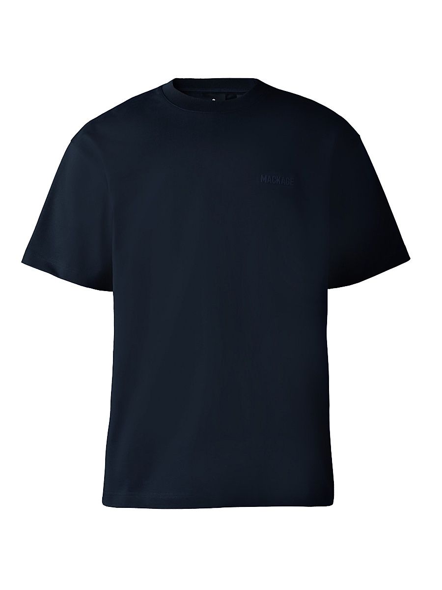 Men's Tee-R Silicone Logo T-Shirt - Navy - Size Small