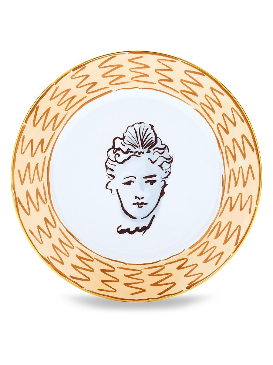 Il Viaggio Di Nettuno Dinner Plate - Marrone Celeste