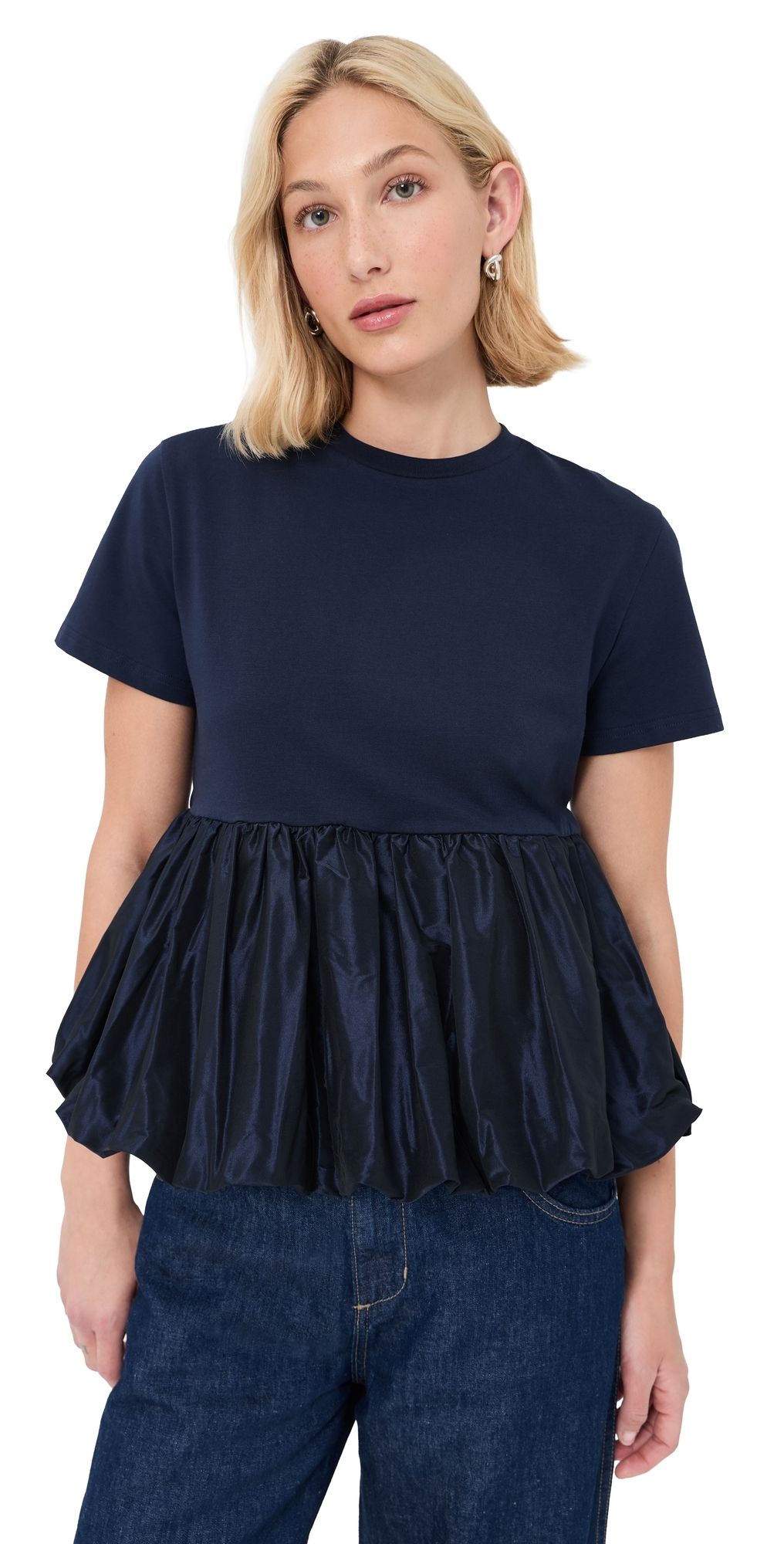 Cecilie Bahnsen Cooper T-Shirt Navy M
