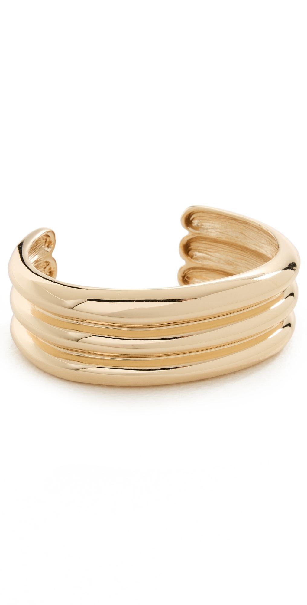BaubleBar Leigh Cuff Gold One Size
