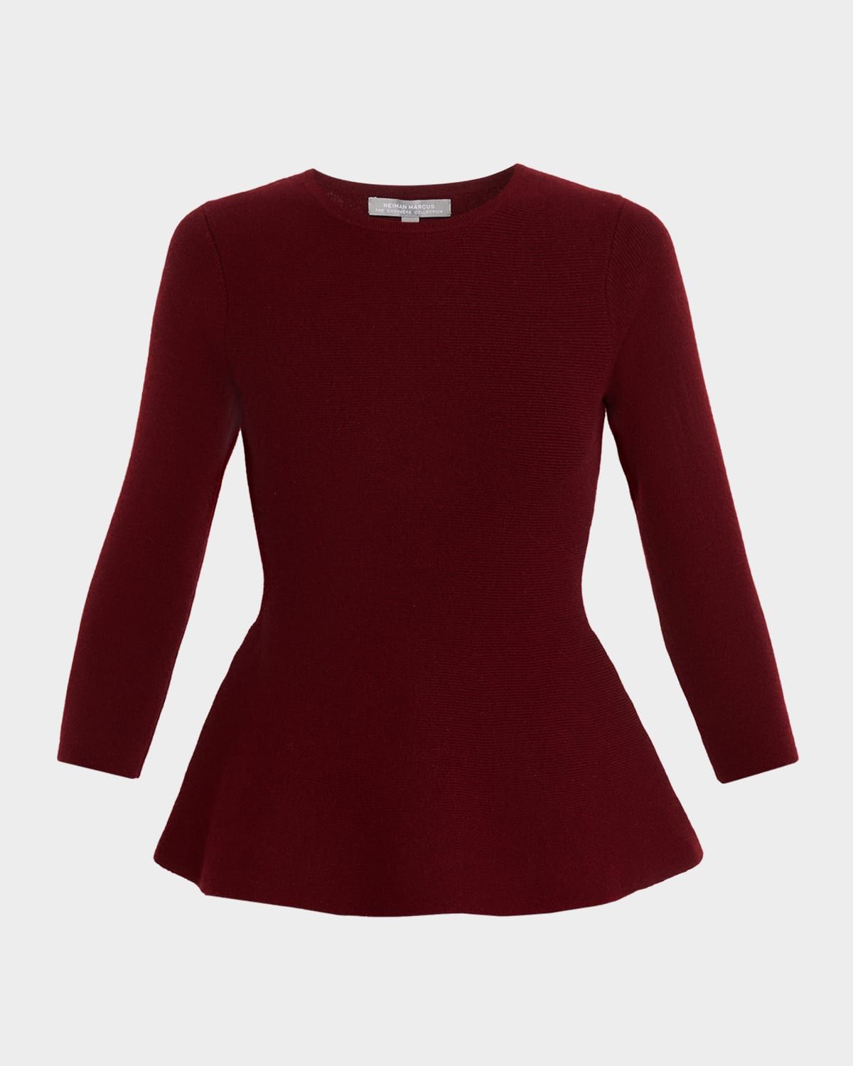 Cashmere Peplum Sweater