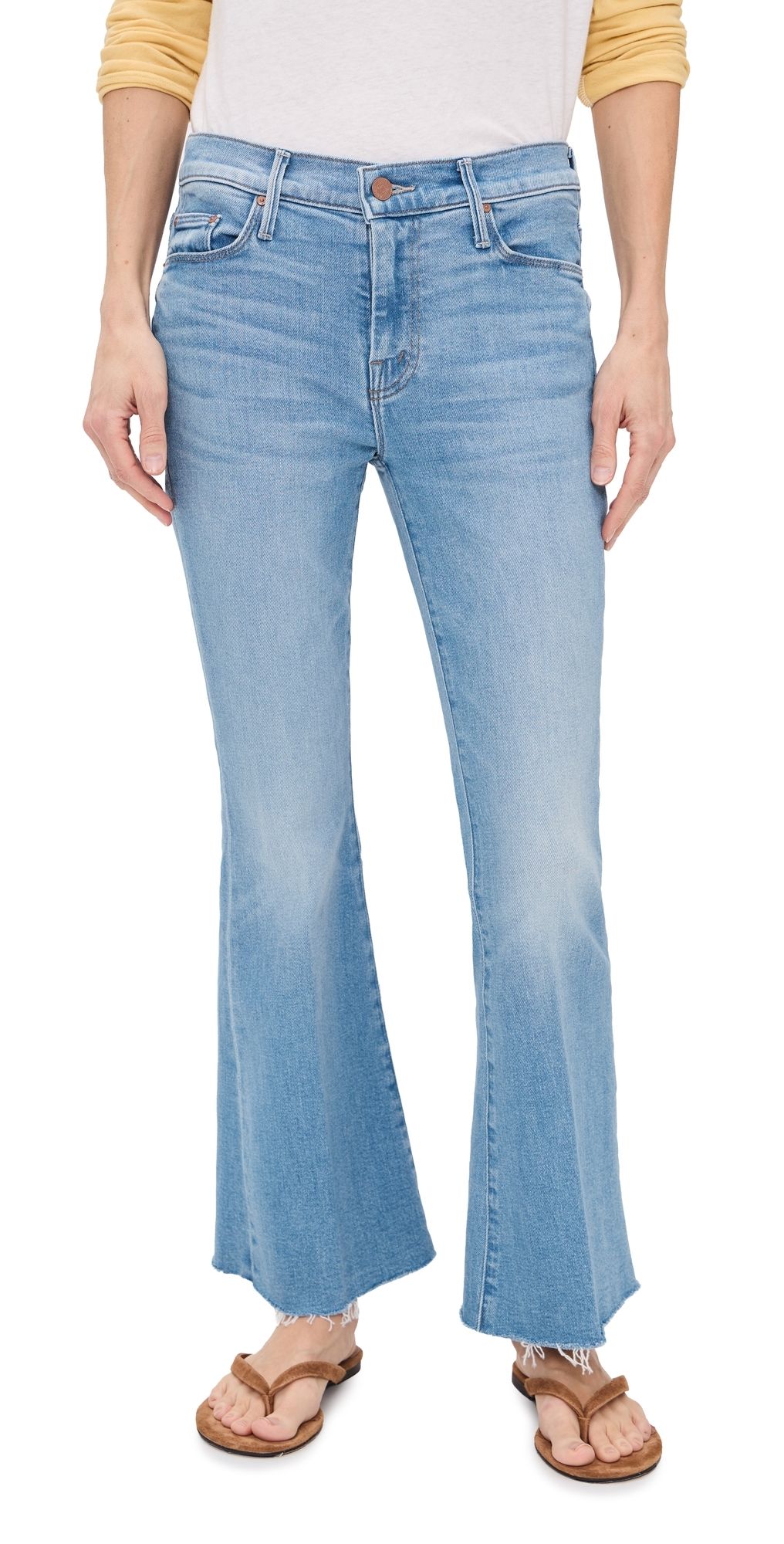 MOTHER Petite Lil Weekender Fray Jeans Satisfy Your Cravings 30