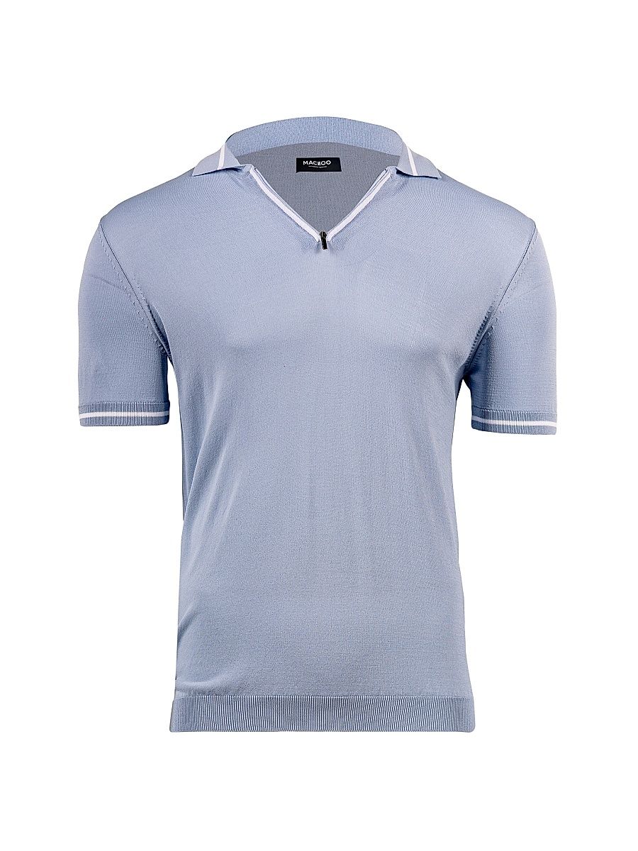 Men's Knitted Sweater - Blue - Size XXL