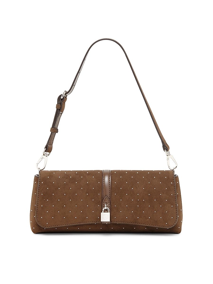 Women's Ryder Studded Shoulder Bag - Moka - Size 10