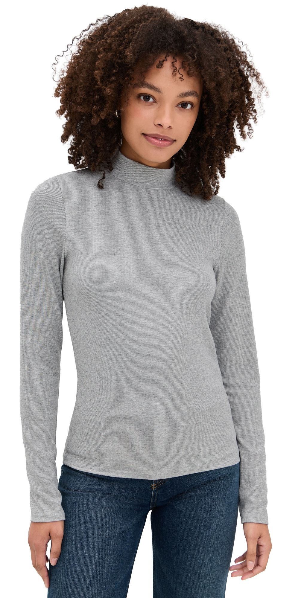 Jamie Haller The Mock Neck Heather Grey XL