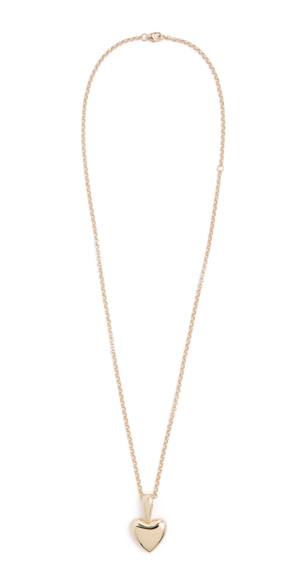 Annika Inez Voluptuous Heart Necklace Gold One Size