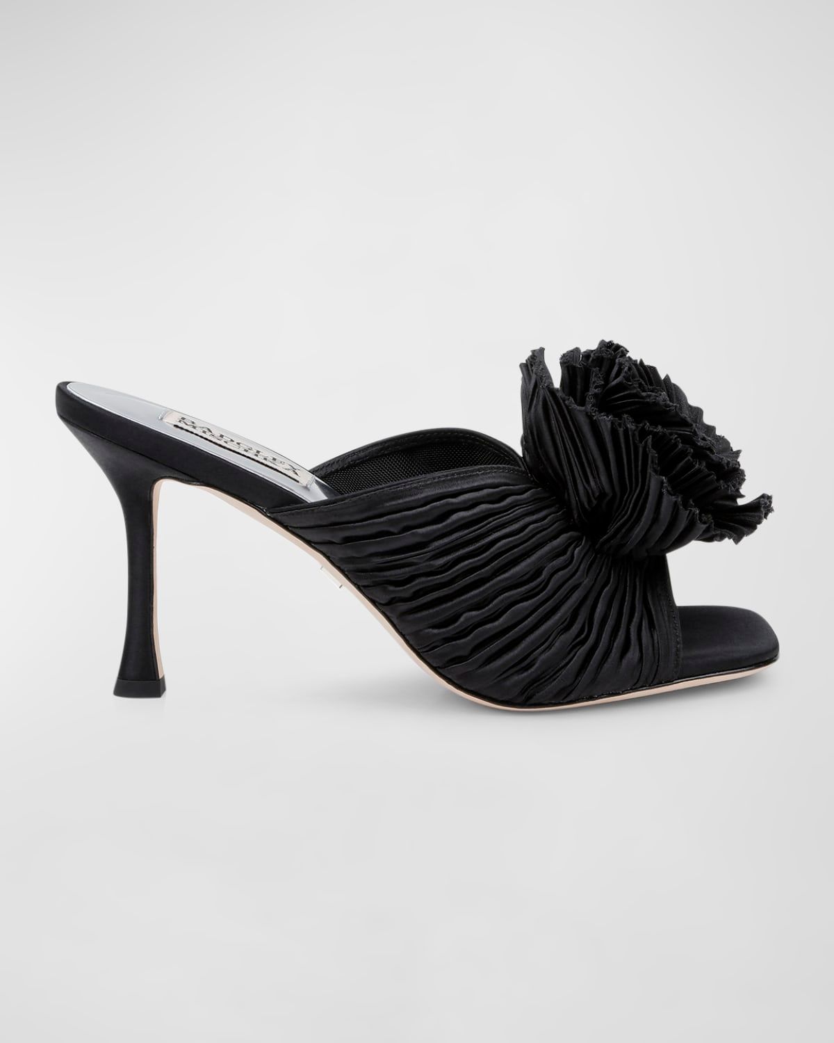 Blythe Silk Flower Mule Sandals