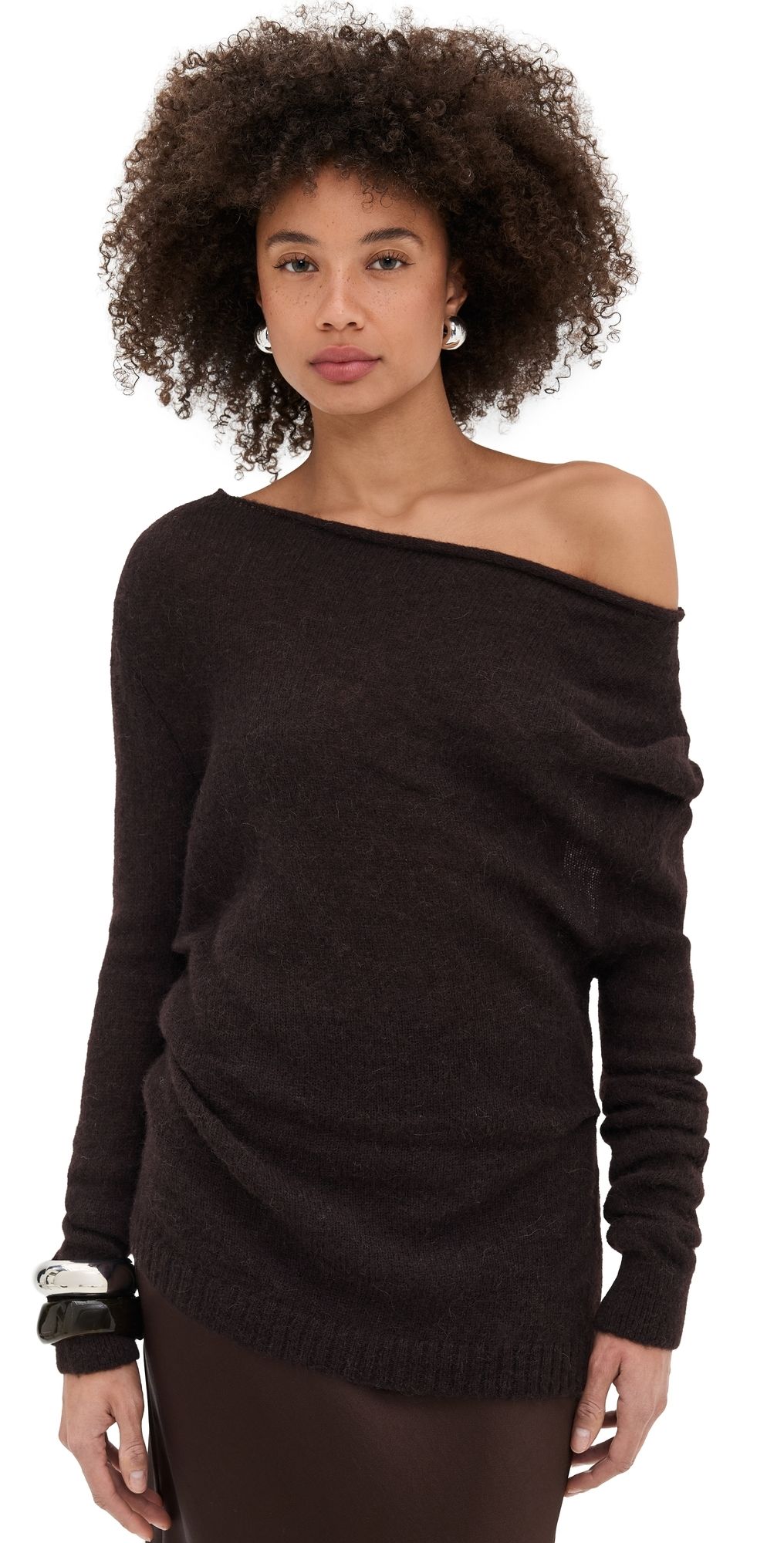 A. L.C. Freya Top Dark Umber XS