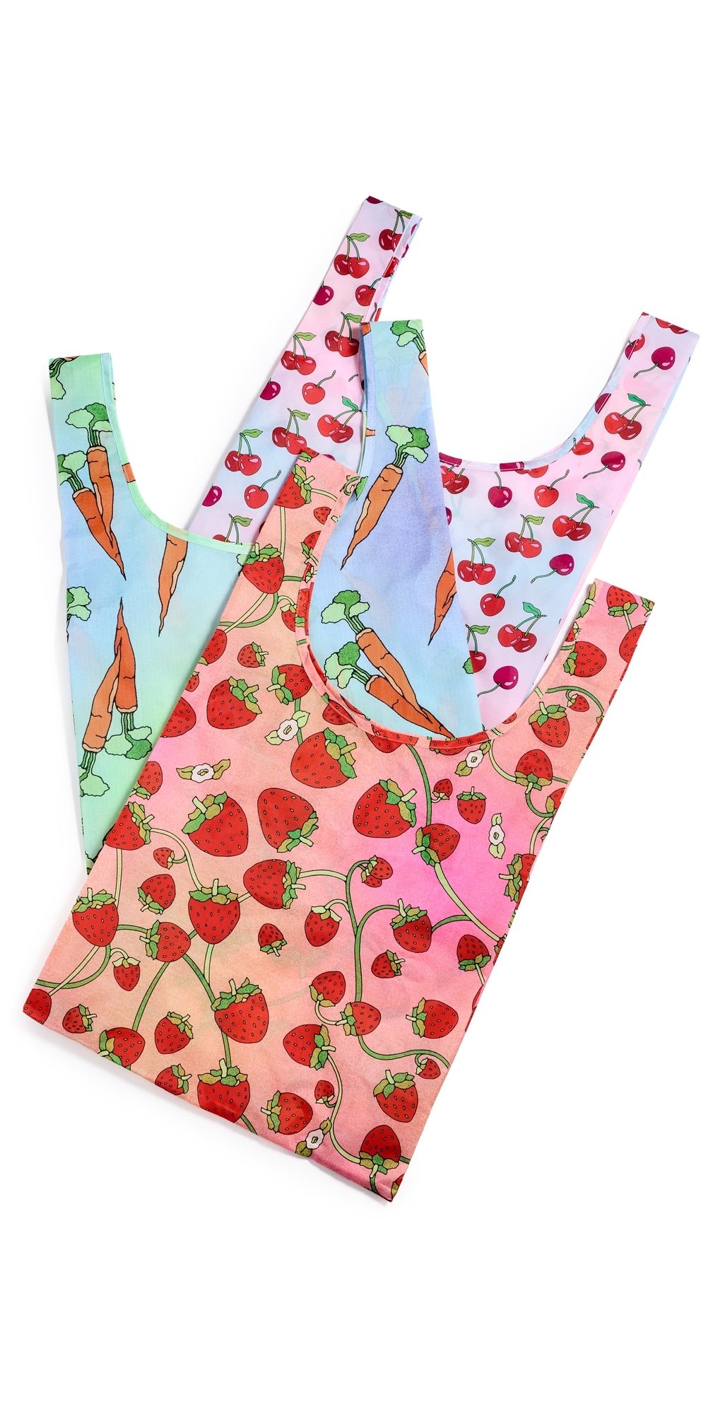 BAGGU Standard Baggu Set of 3 Carrots & Berries One Size