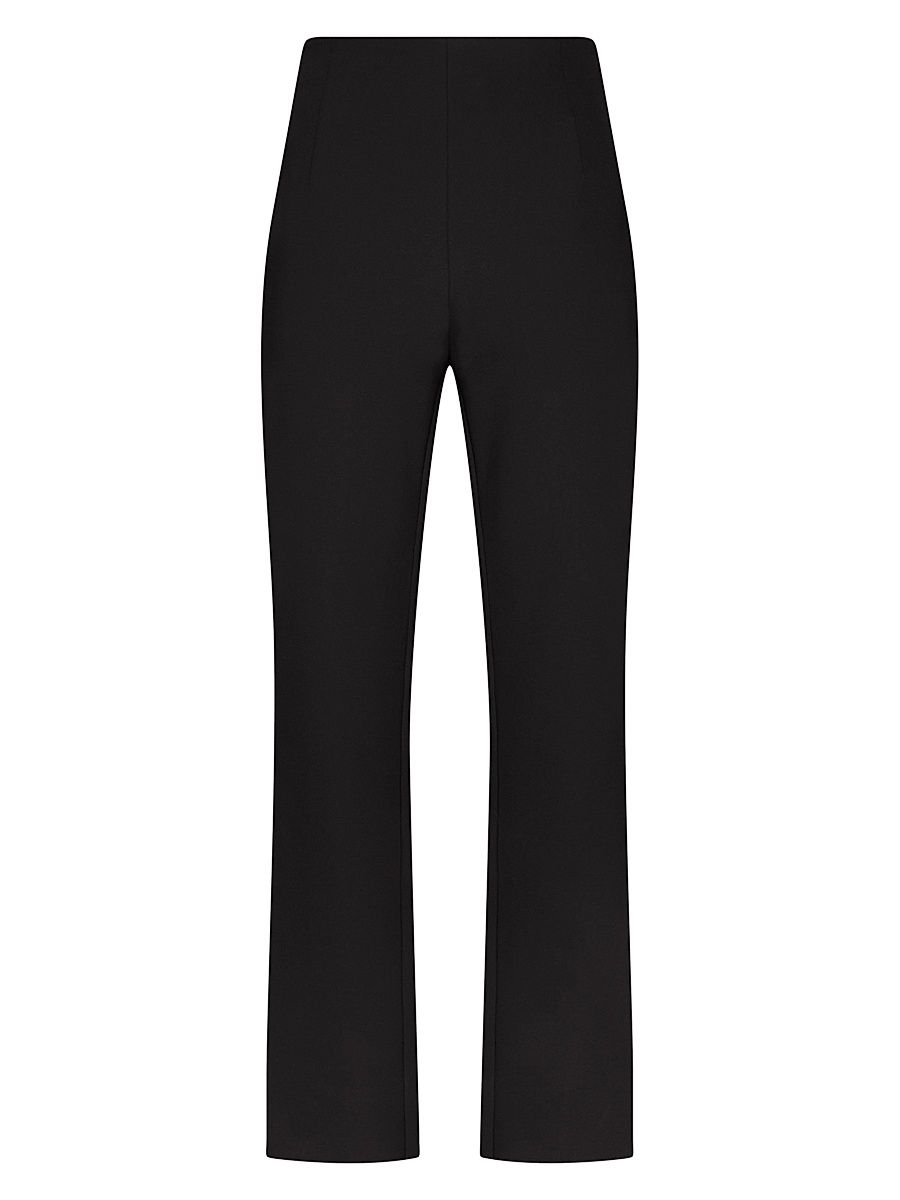 Women's Scuba Straight-Leg Pants - Black - Size 12
