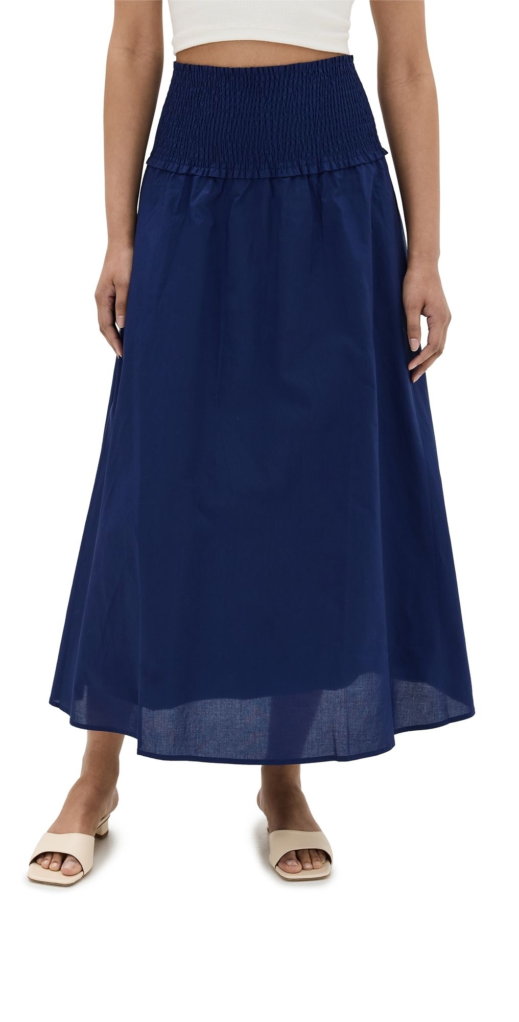 Hill House Home The Delphine Nap Skirt Navy S
