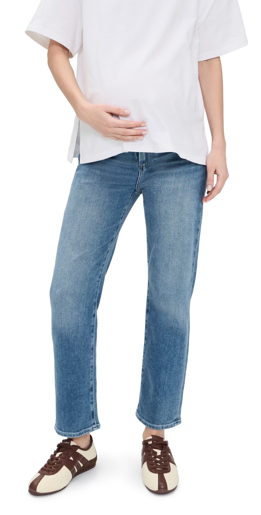 PAIGE Straight Leg Maternity Jeans Big Ben 24