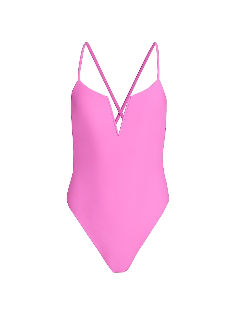 Women's Bexley One-Piece Swimsuit - Radiant Pink - Size XL