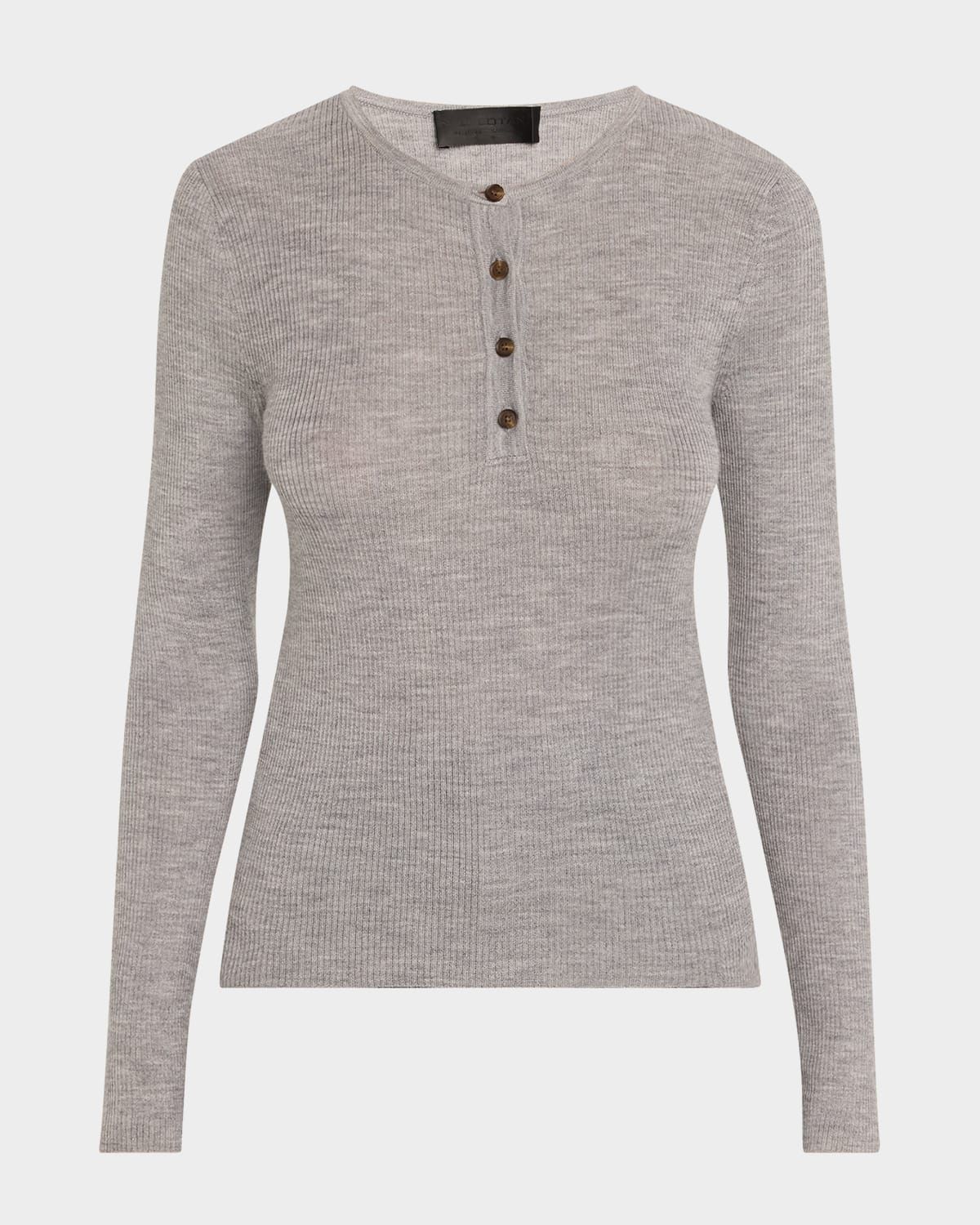 Klarise Henley Wool Sweater