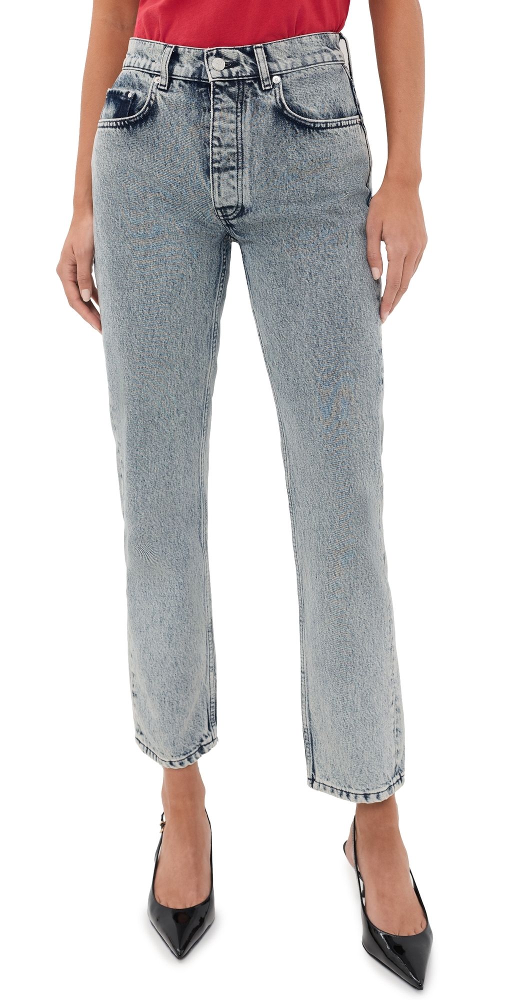 ANINE BING Kate Jeans Snow Blue 32