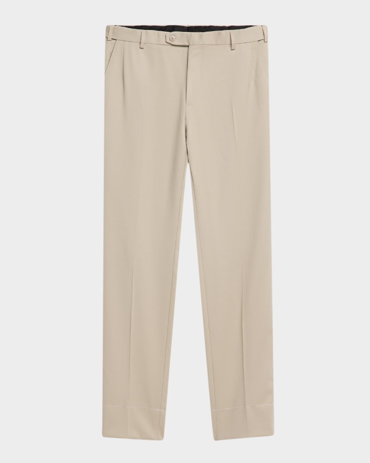 Men & apos;s Wool Twill Flat-Front Pants