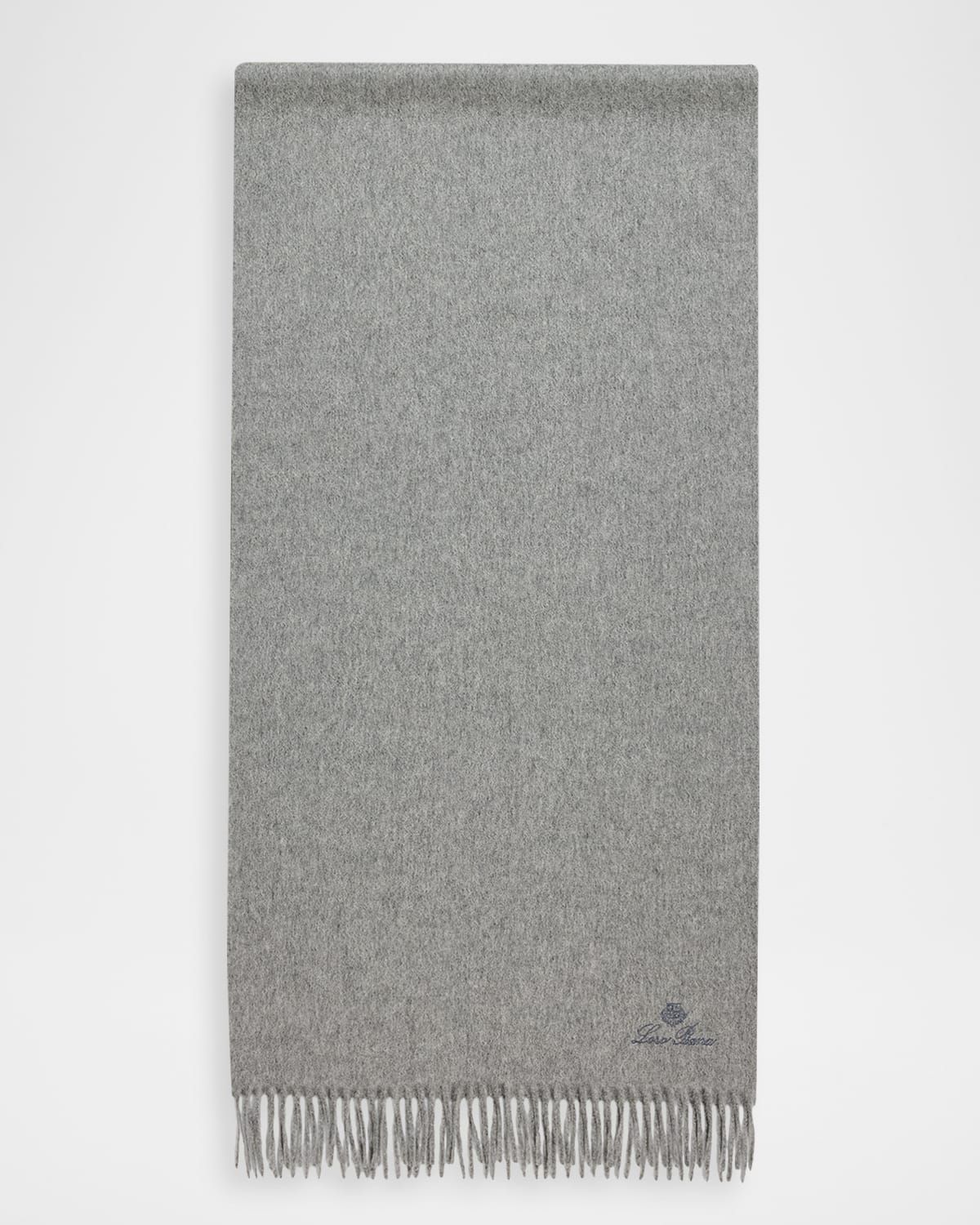 Cashmere Sciarpa Grande Fringe-Trim Scarf
