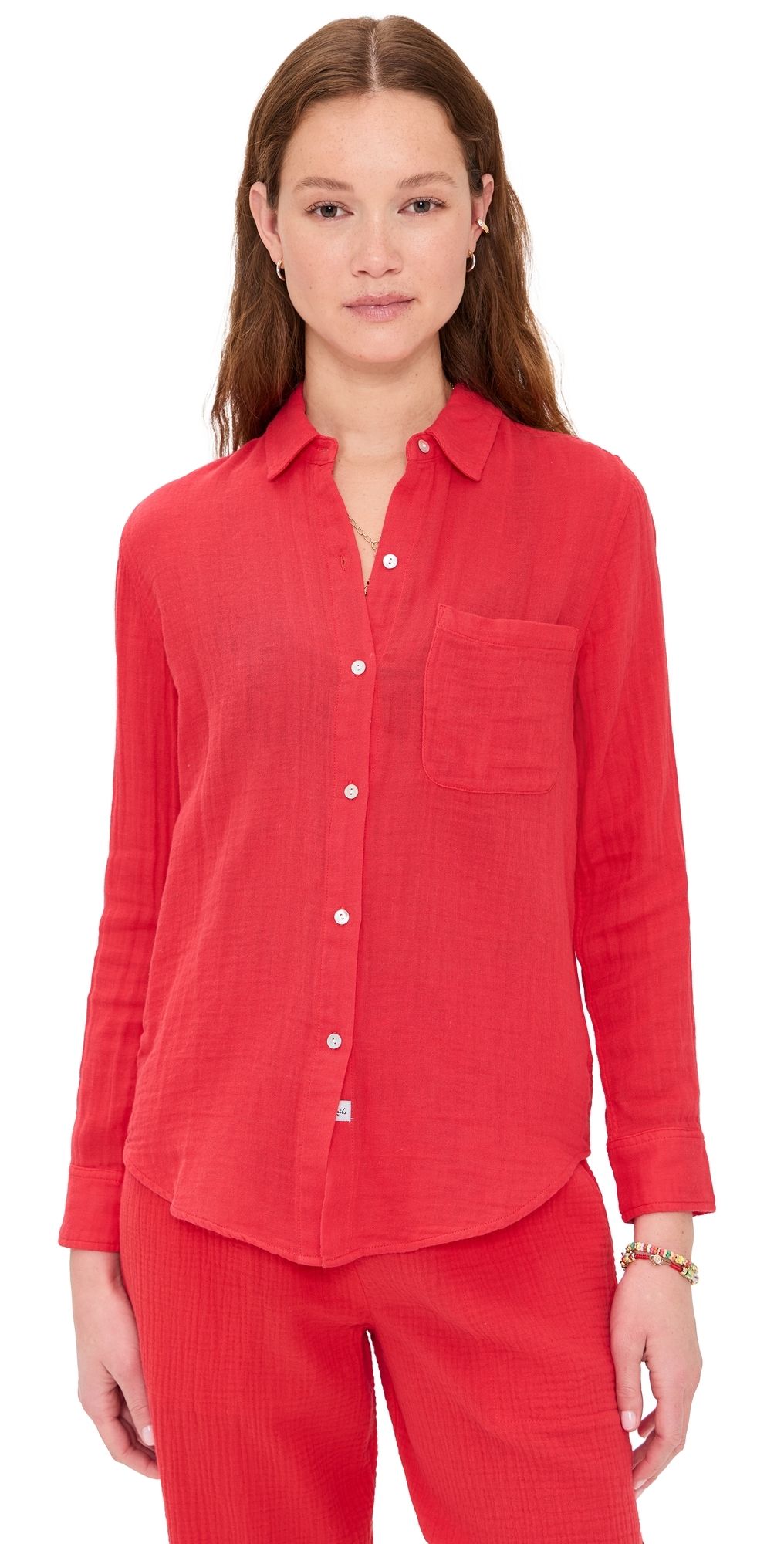 RAILS Ellis Shirt Cherry XS