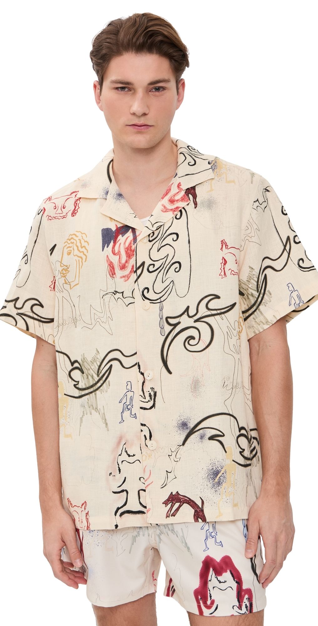 OAS Paradox Cuba Shirt Light Multi XXL