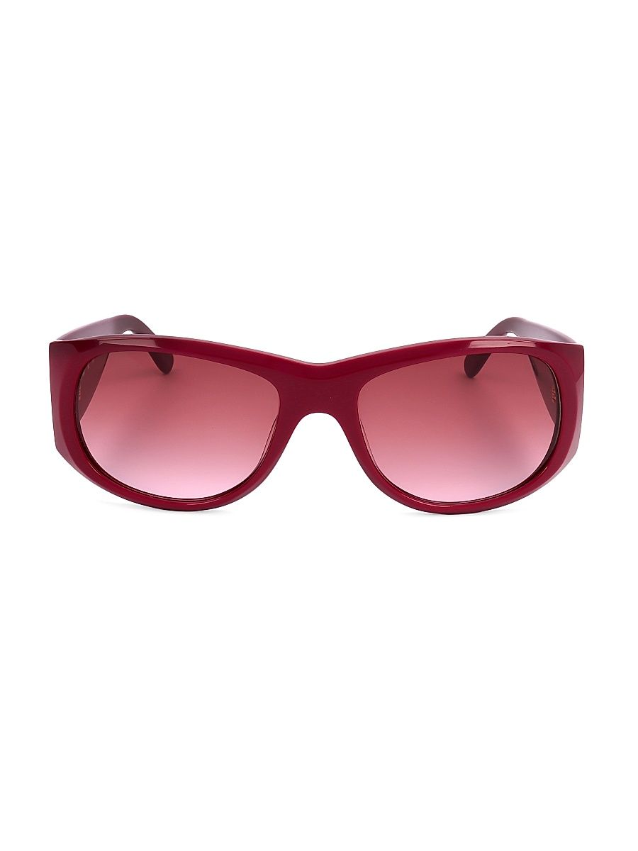 Women's Orinoco River Round Sunglasses - Burgundy