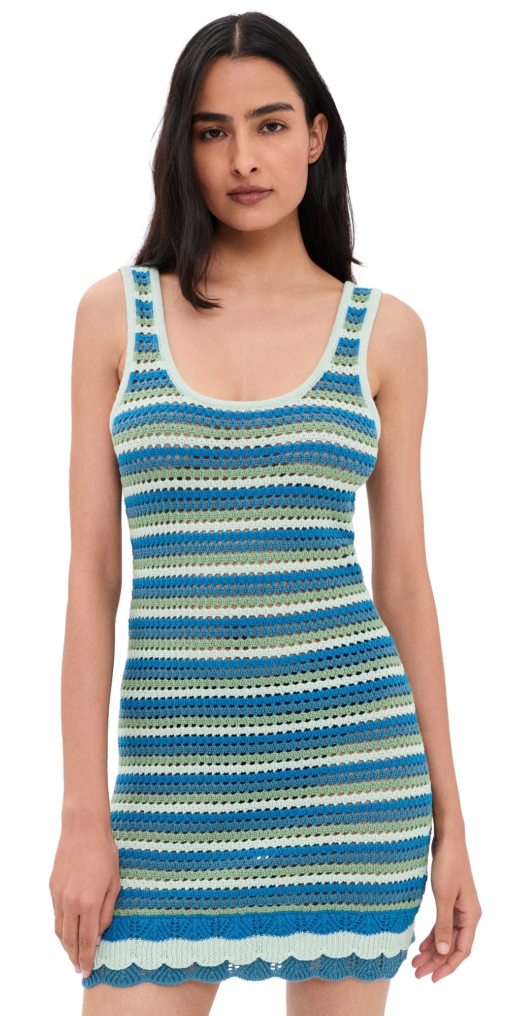 LSPACE Seas The Day Coverup Dress Tropicoast Stripe XS