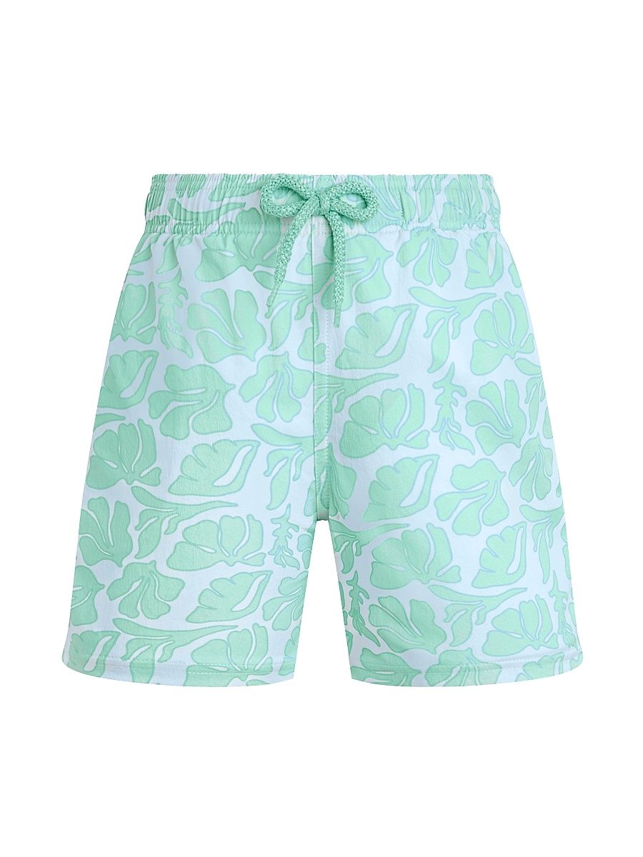 Little Boy's & Boy's Seashell Swim Shorts - Pacific - Size 14