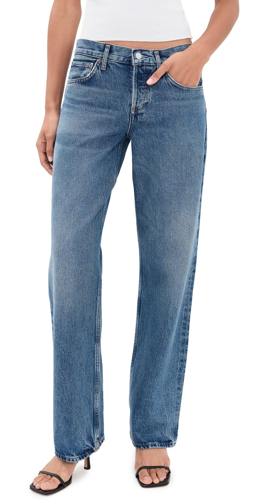 AGOLDE Low Loose Jeans Liberty 26