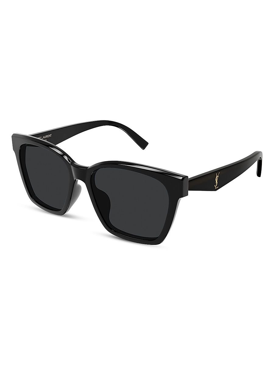 Women's 57MM Cat-Eye Sunglasses - Black