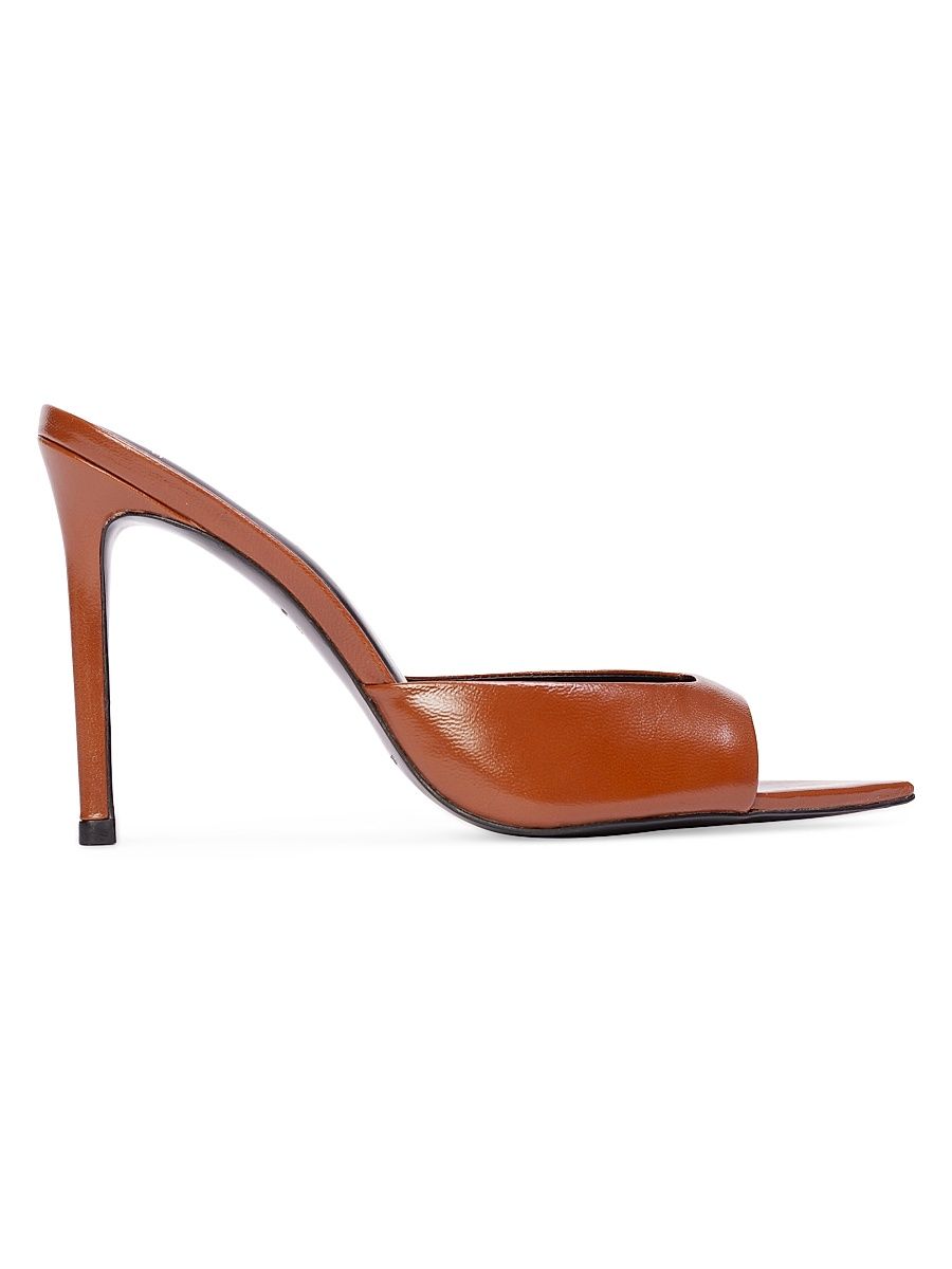 Women's Brea Leather Mules - Cappuccino Leather - Size 11