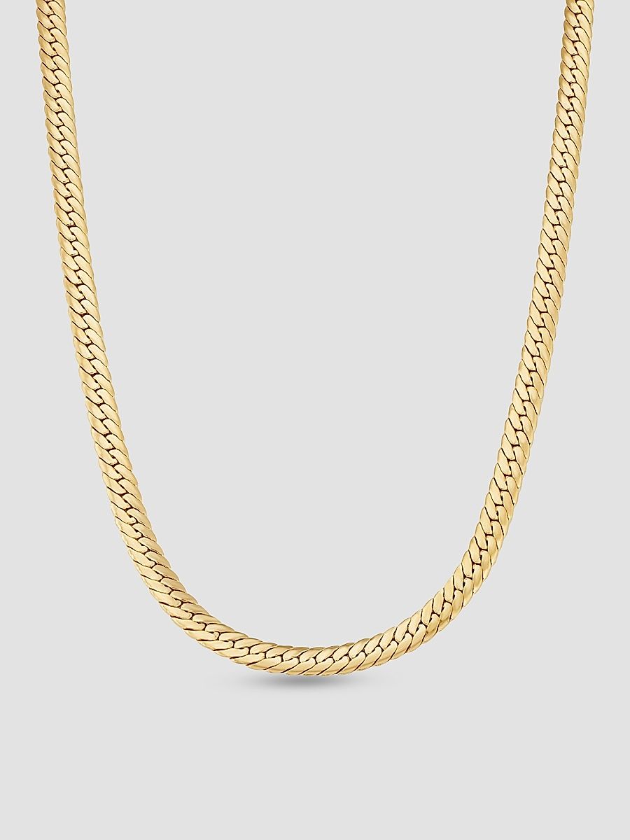 Women's Sovereign Strand Necklace in 14K Yellow Gold - Gold - Size 17