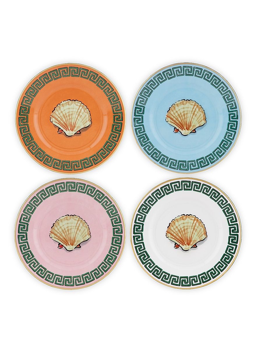 Il Viaggio di Nettuno 4-Piece Bread Plate Set