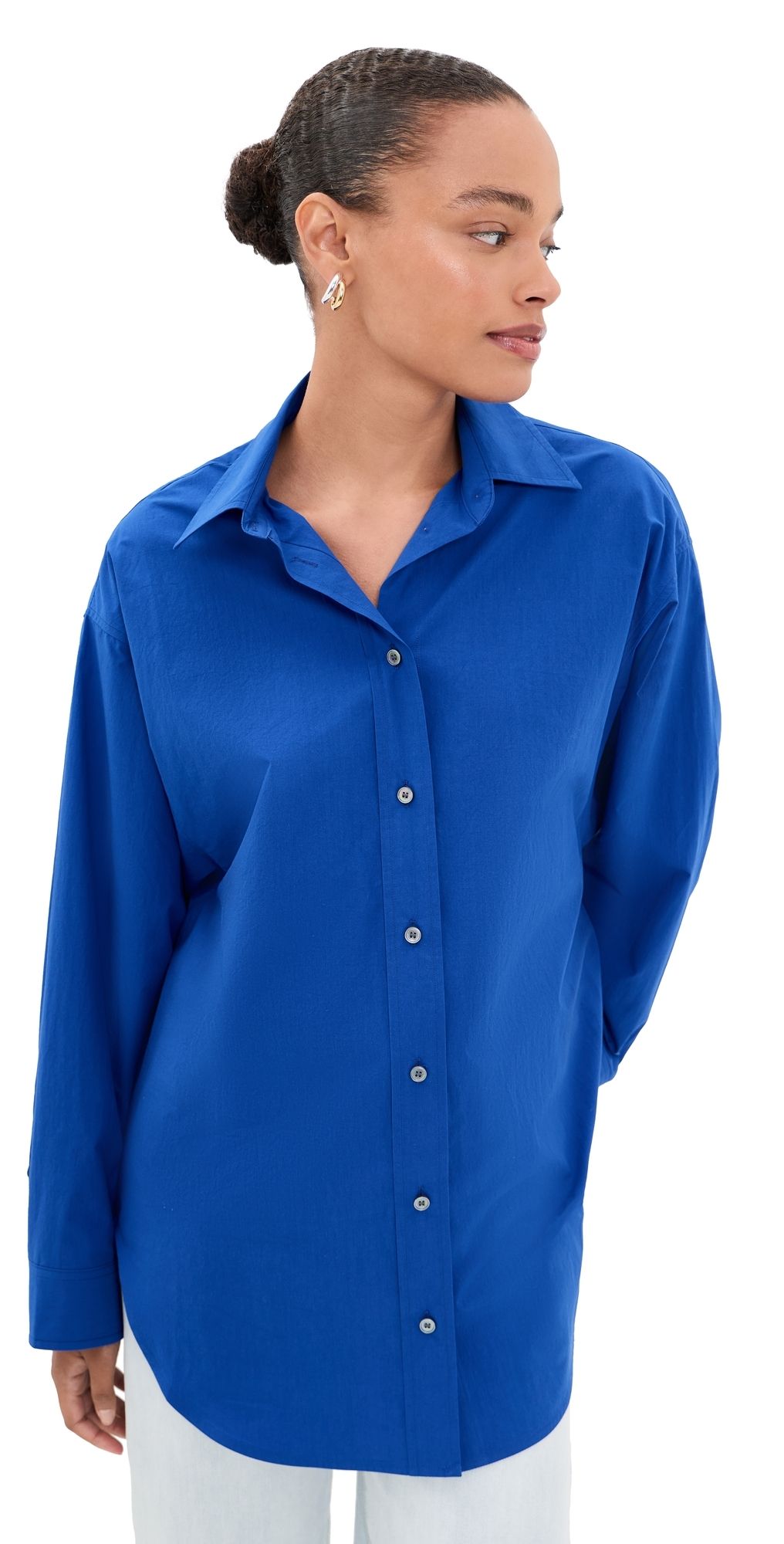 AGOLDE Sona Shirt Cobalt L