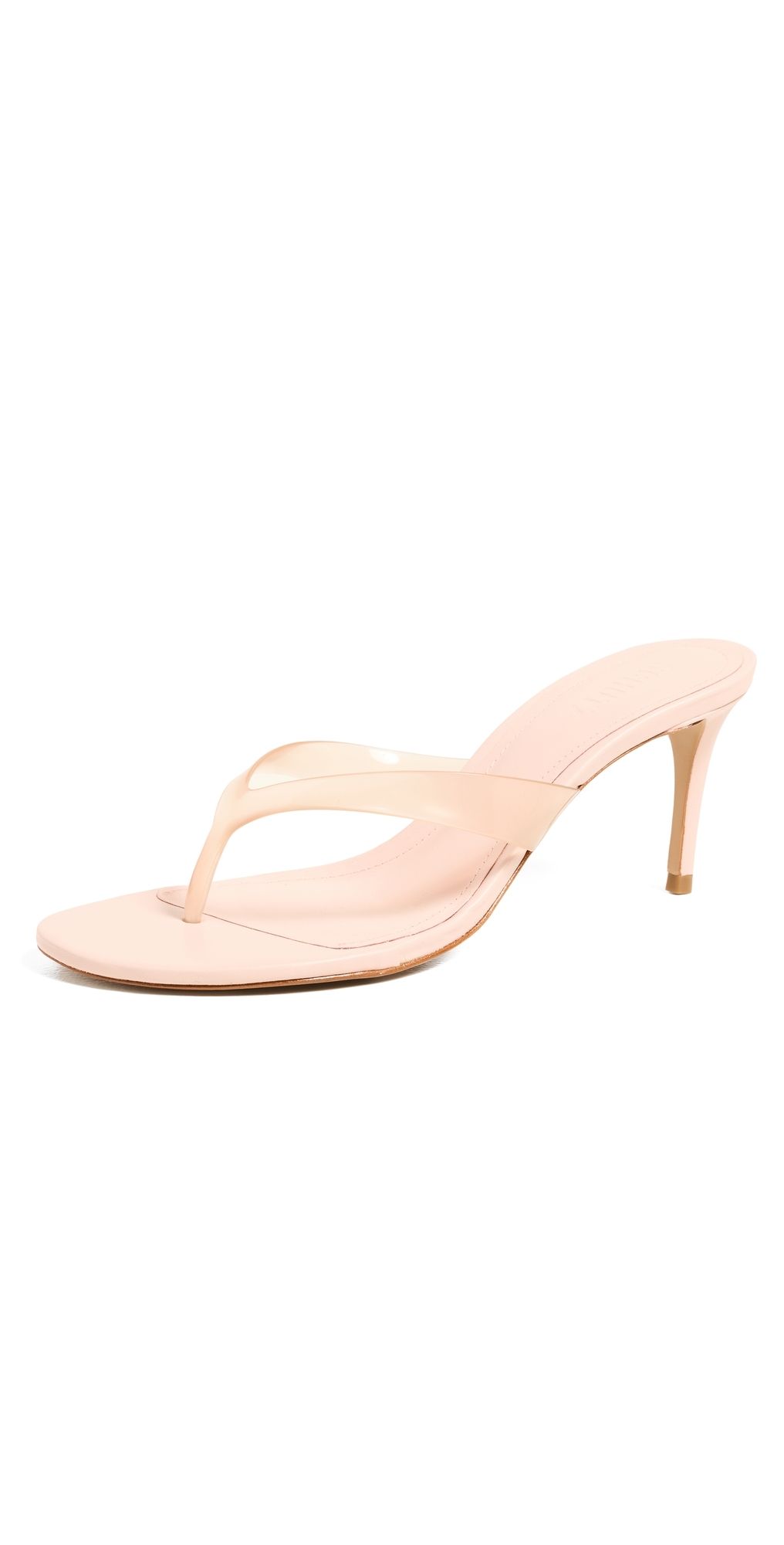 Schutz Roslyn Jelly Heeled Sandals Cotton Candy Translucido 11