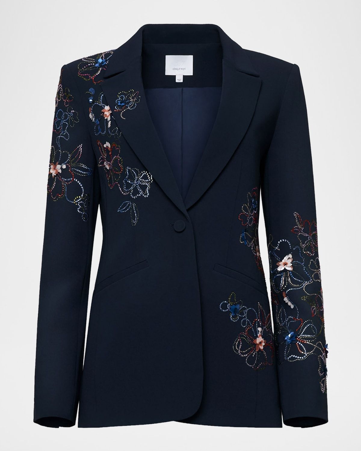 Blooming Linework Karlie Blazer
