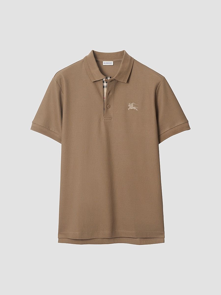 Men's Eddie EKD Cotton Polo Shirt - Clay Brown - Size XXXL