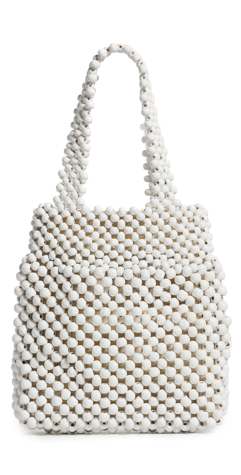 Bembien Maris Beaded Bag Cream One Size