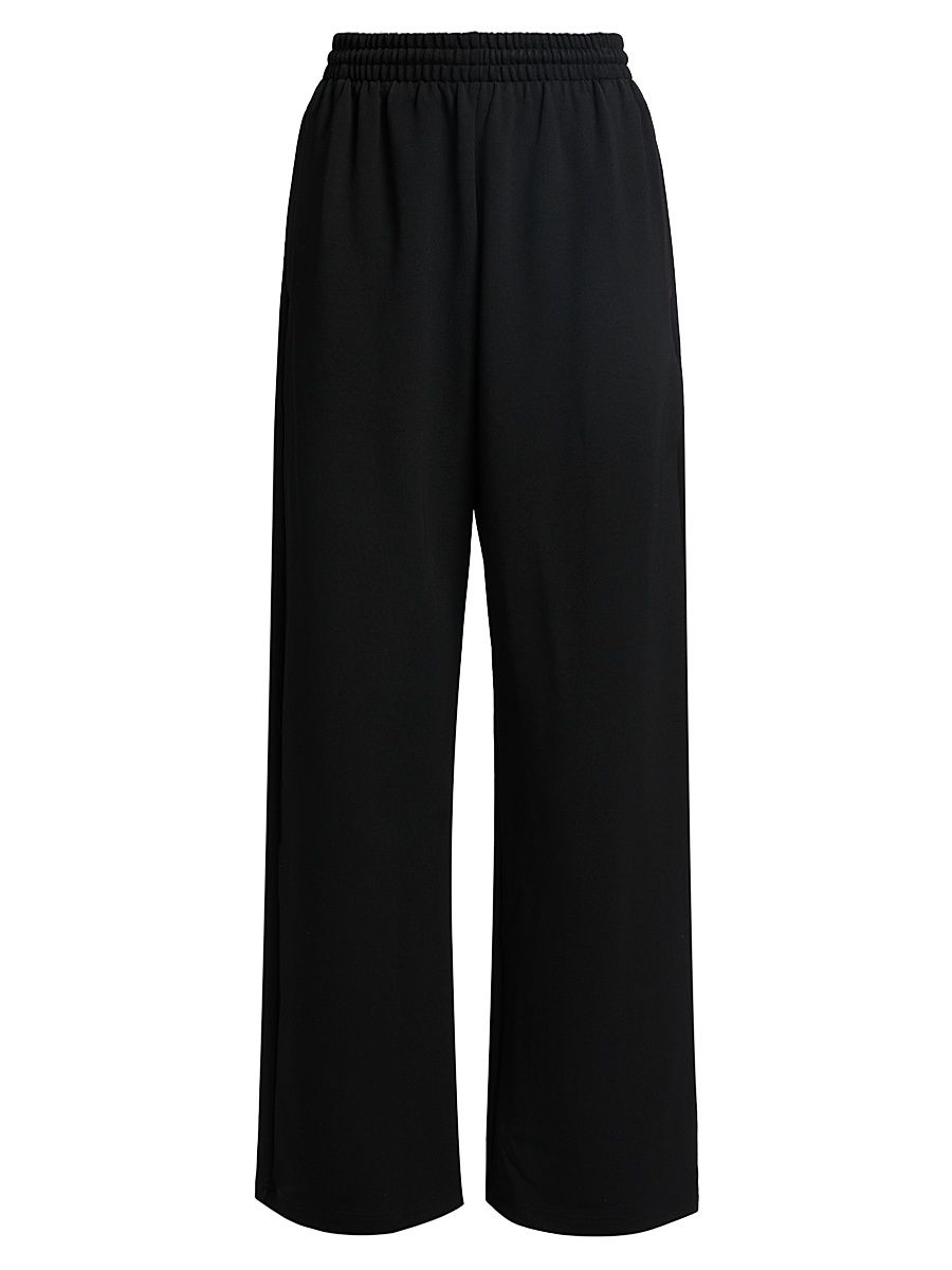 Women's Semi Matte Track Pants - Black - Size Large