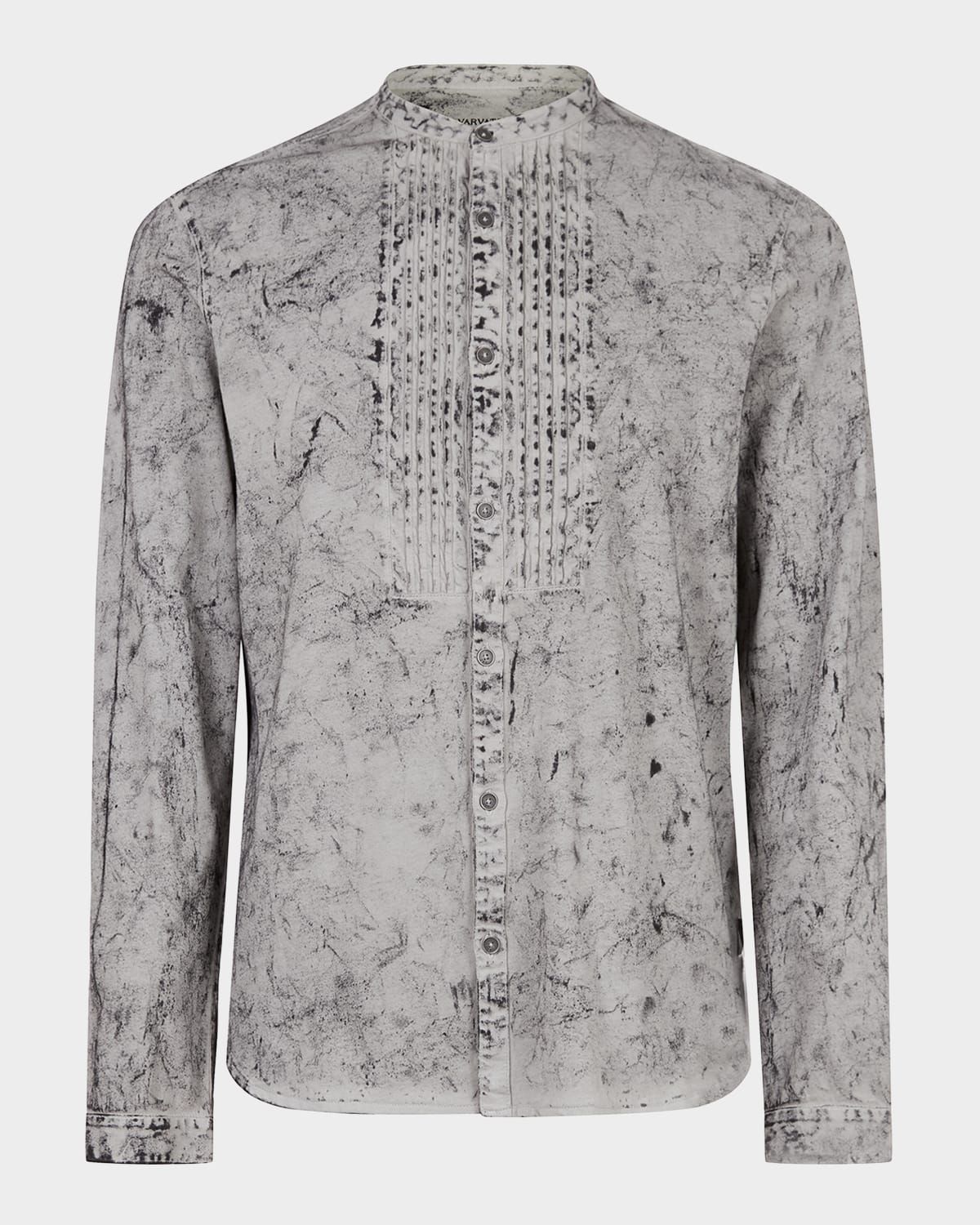 Men & apos;s Long-Sleeve Pintuck Shirt