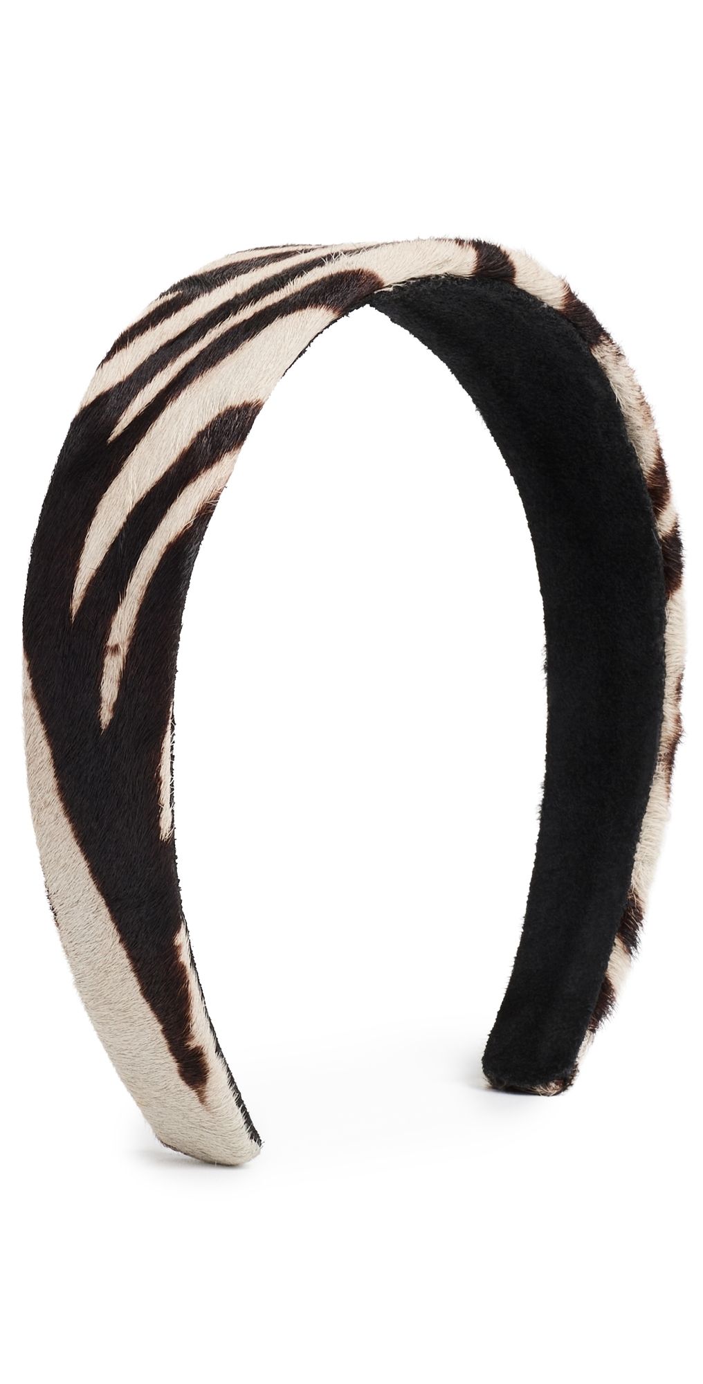 Jennifer Behr Zebra Ponyhair Cruz Headband Zebra One Size