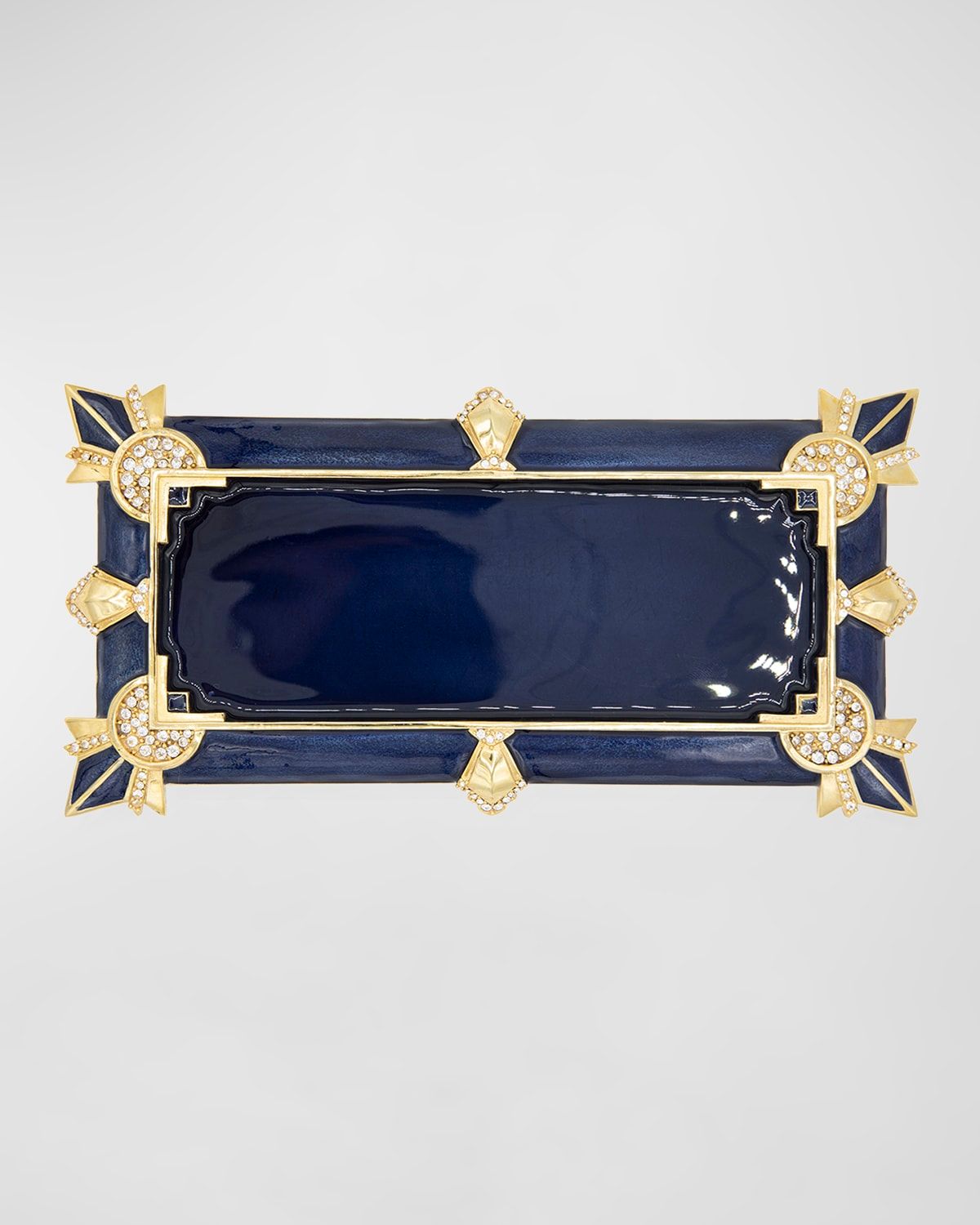 Art Deco Tray, Blue