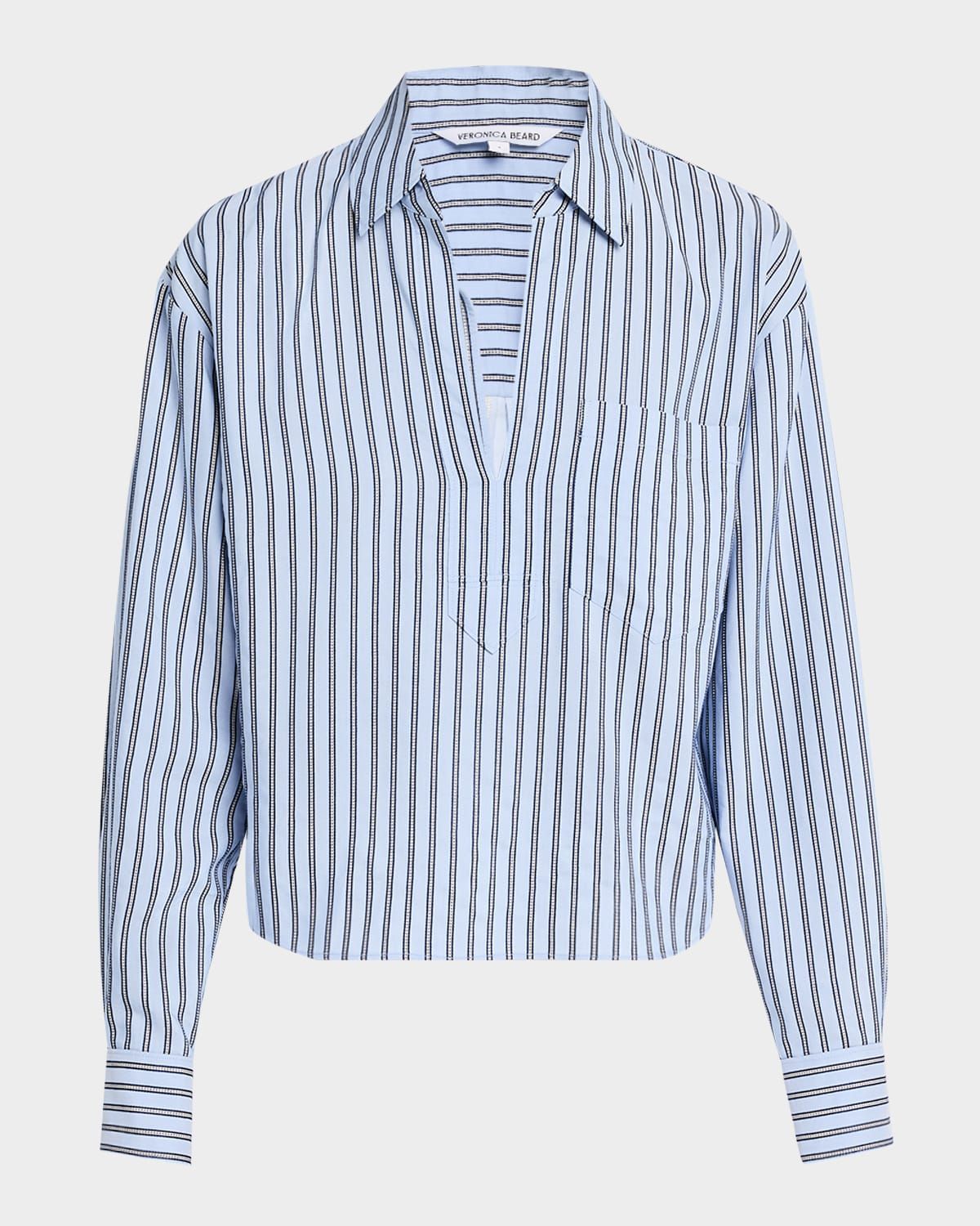 Khai Stripe Long-Sleeve Top